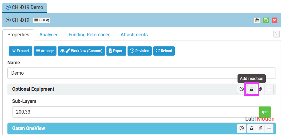 LabIMotion - Drag Reaction